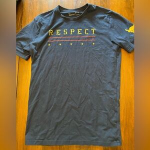 Under Armour blue short sleeve ‘respect’ t-shirt